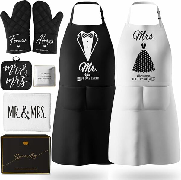 Couple Matching Apron Set